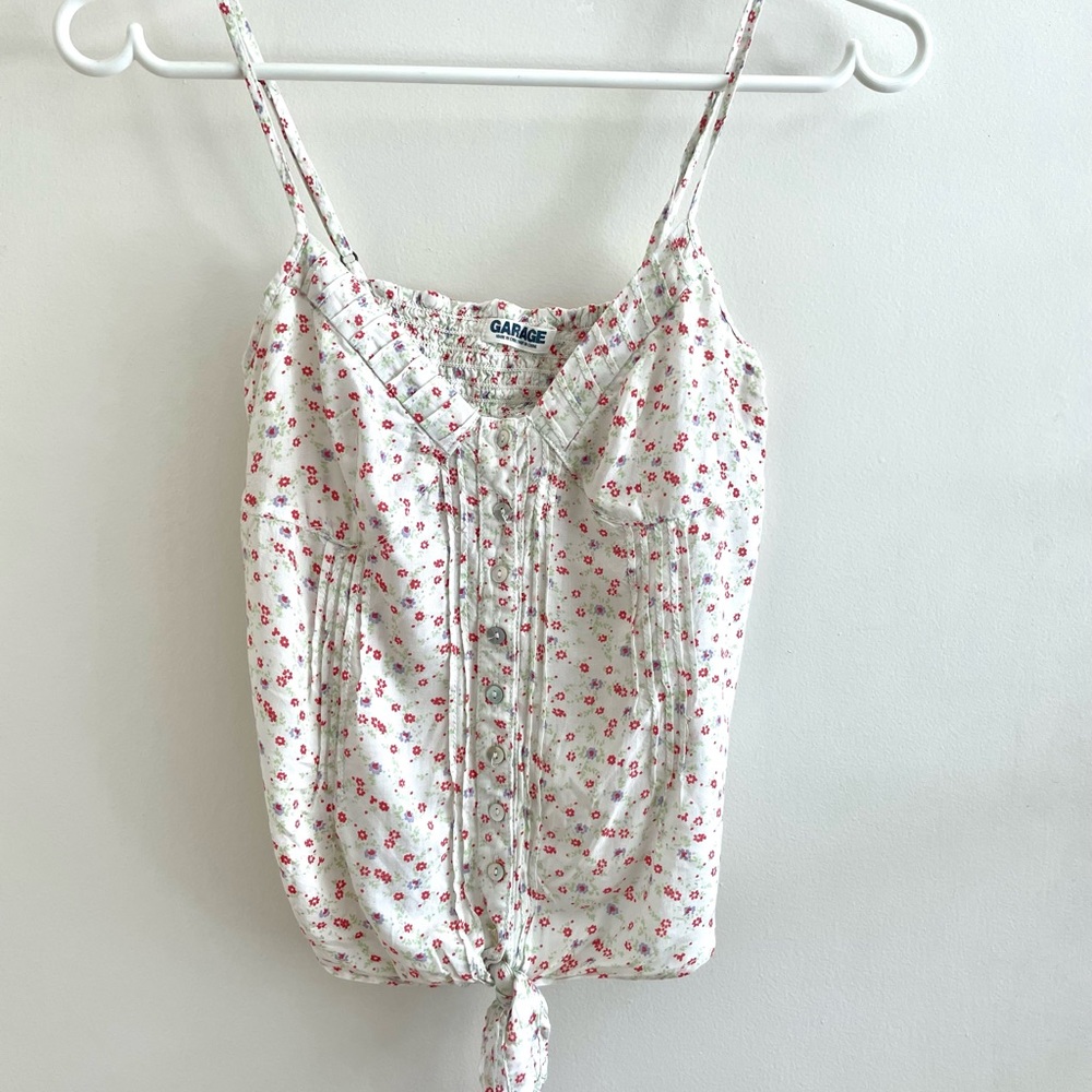 Garage Floral Crop Top
